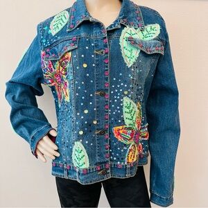 Berek Colorful Embellished Jean Jacket